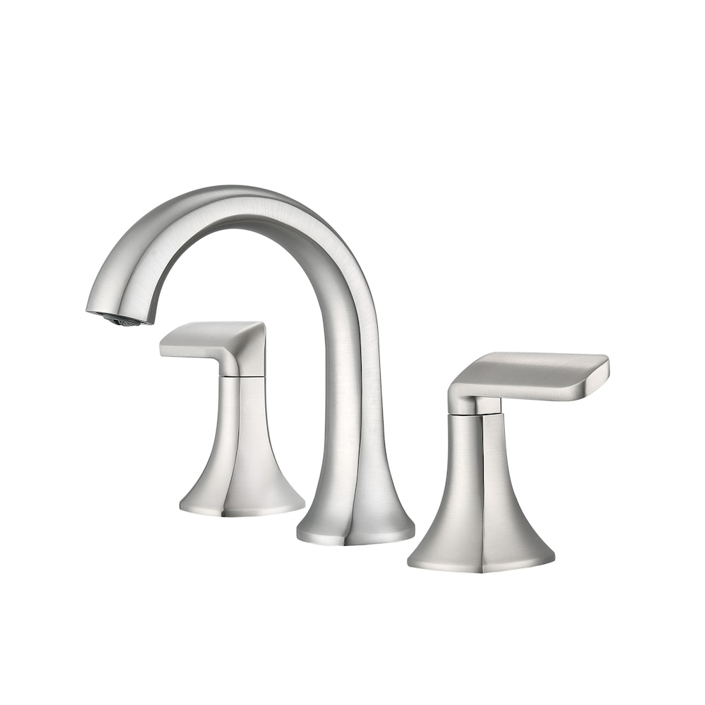Arezzo 3-Hole Two Handle Widespread Bathroom Faucet in Brushed Nickel