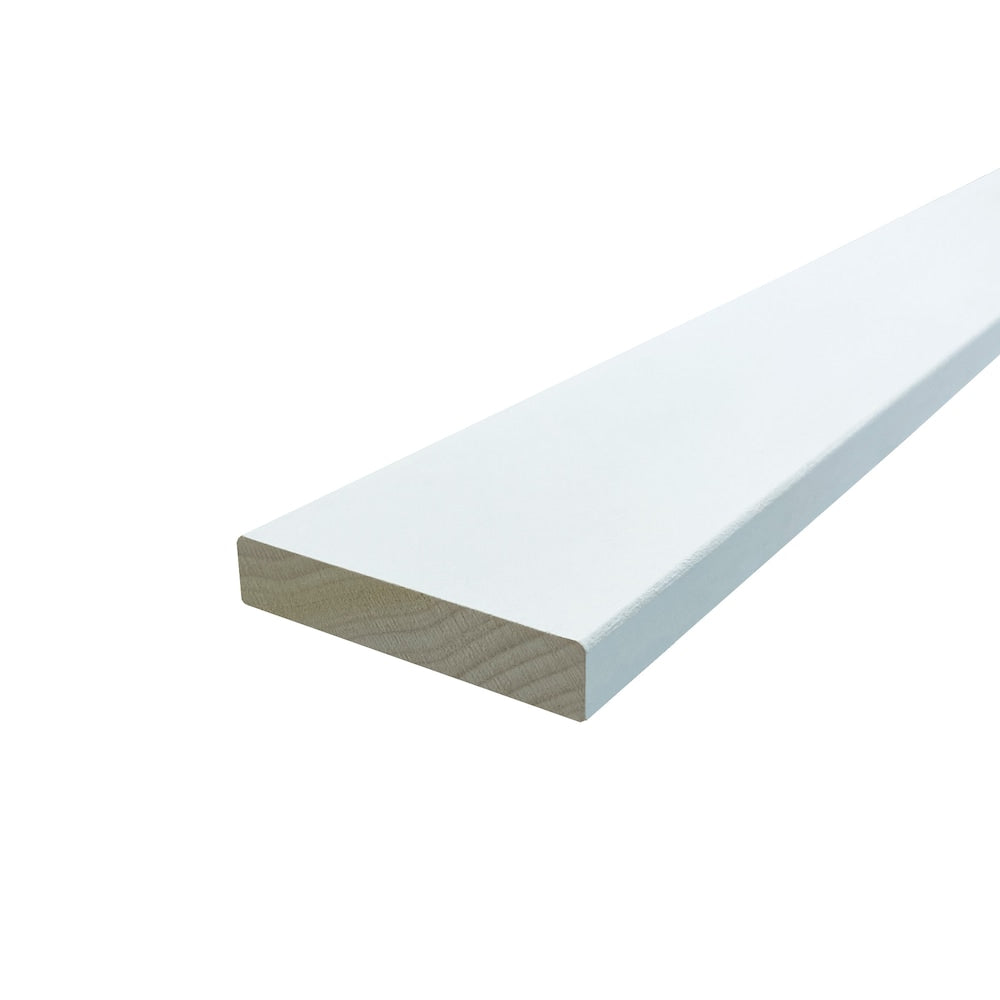 (10-Pack) 1/2-Inch x 2 1/2-Inch x 96-inch Primed Finger Joint Poplar Modern Casing ValuPAK