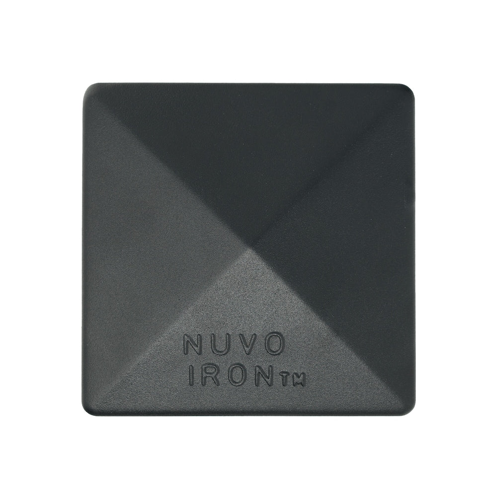 5 in. x 5 in. Black Eazy-Cap Patented Pyramid Post Cap