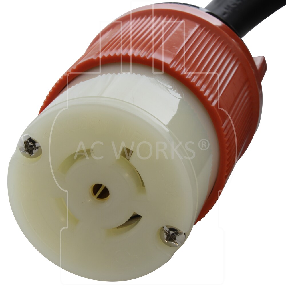 75ft SOOW 12/5 NEMA L21-20 20A 3-Phase 120/208V Industrial Rubber Extension Cord