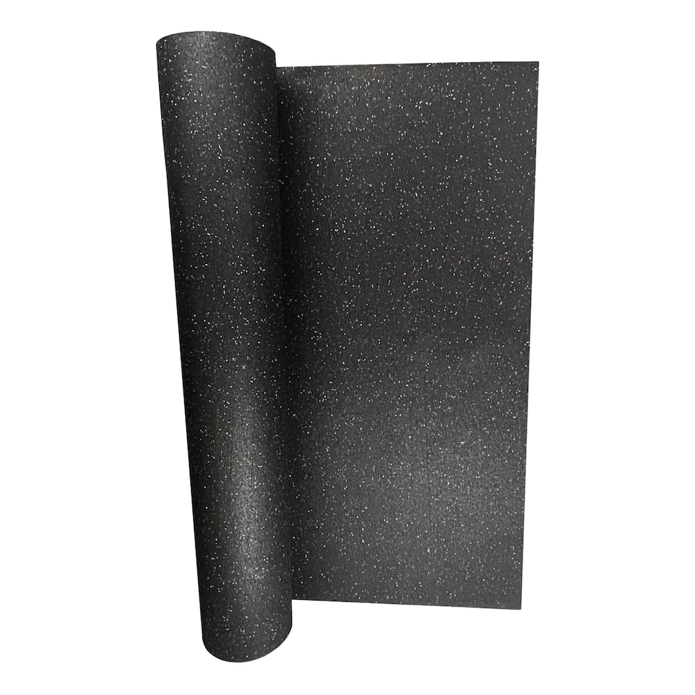 Sous-couche en caoutchouc recyclé pour tous les revêtements de sol, 4 pi x 50 pi x 0,08 po