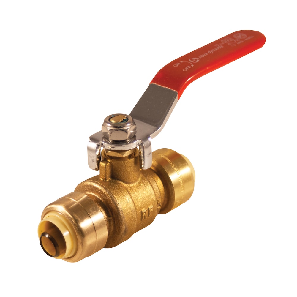 Ball Valve 1/2-inch Push-Fit Lead Free Pack of 5