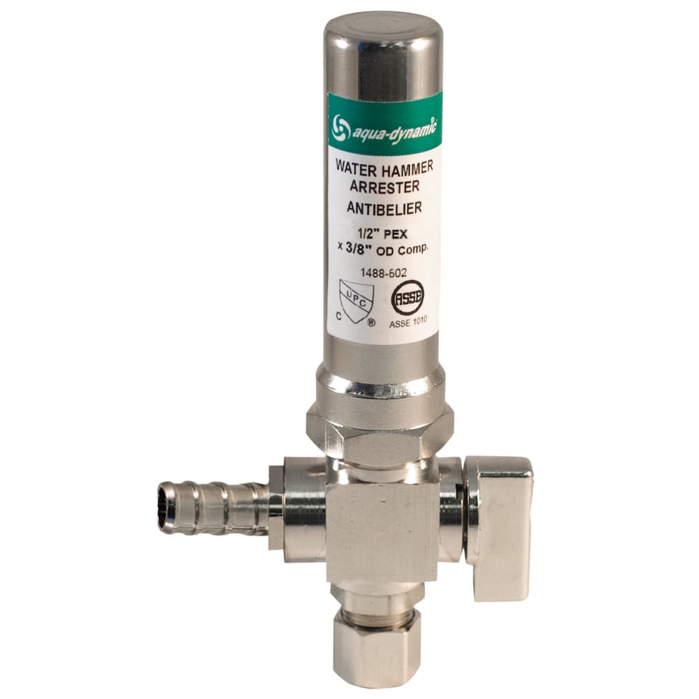 Arrester Valve Angle 1/2-inch PEX x 3/8-inch OD Comp Lead Free Pack of 5