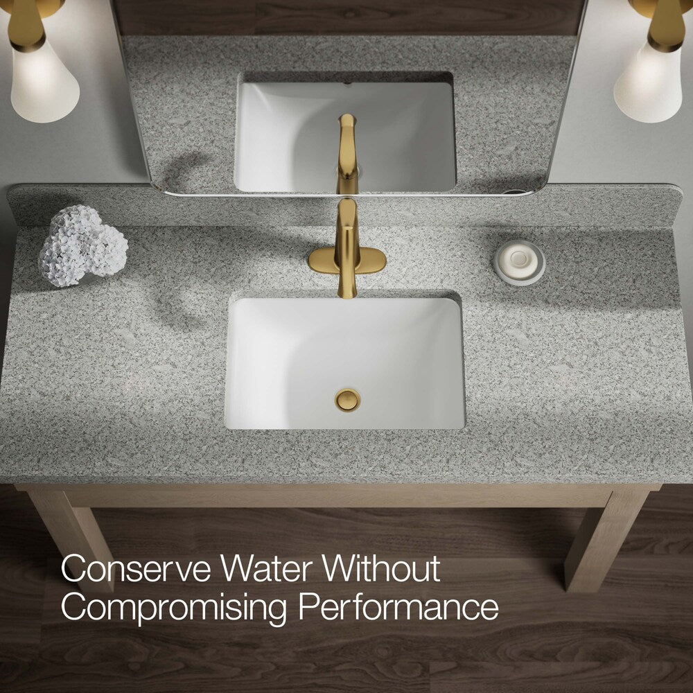 Robinet de lavabo de salle de bain à 1 poignée Easmor en or