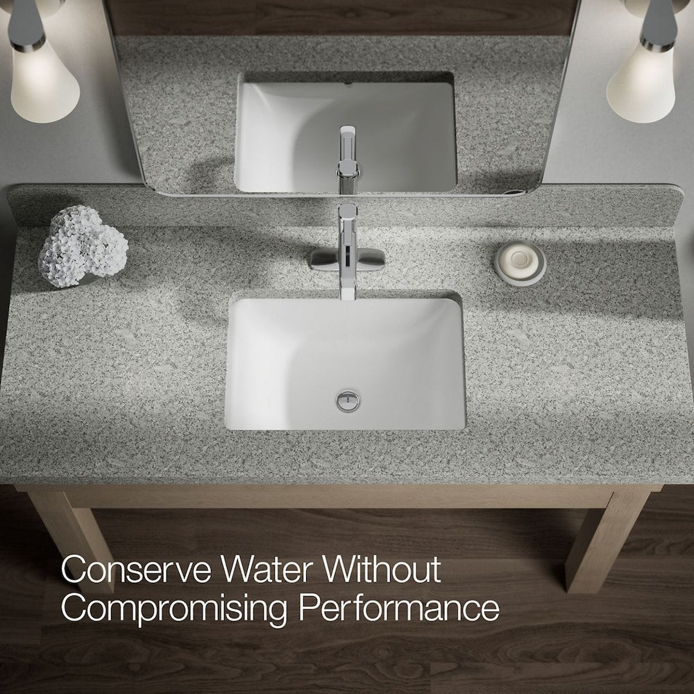 Robinet de lavabo de salle de bain à 1 poignée Ashan en chrome