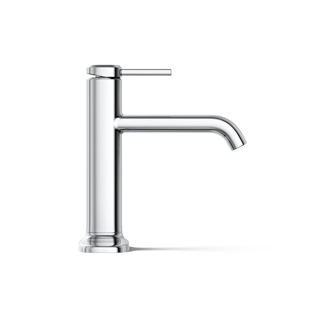 Robinet de lavabo de salle de bain à 1 poignée Ashan en chrome