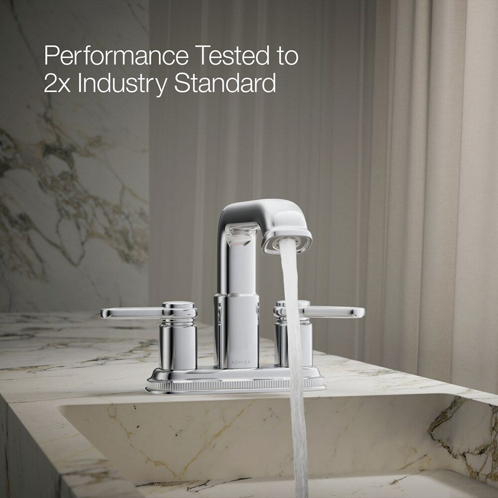 Numista Centerset 2-Handle Bathroom Sink Faucet in Chrome