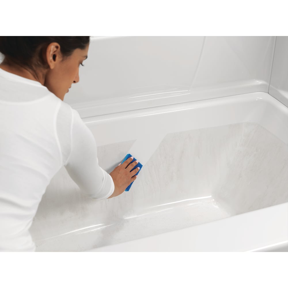 Classic 500 60 in. x 30 in. Left Drain Rectangular Alcove Bathtub in High Gloss White