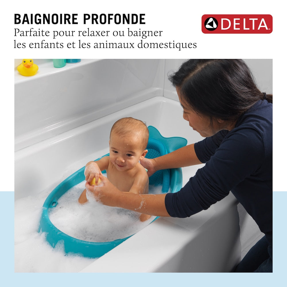 Classic 500 60 in. x 30 in. Left Drain Rectangular Alcove Bathtub in High Gloss White