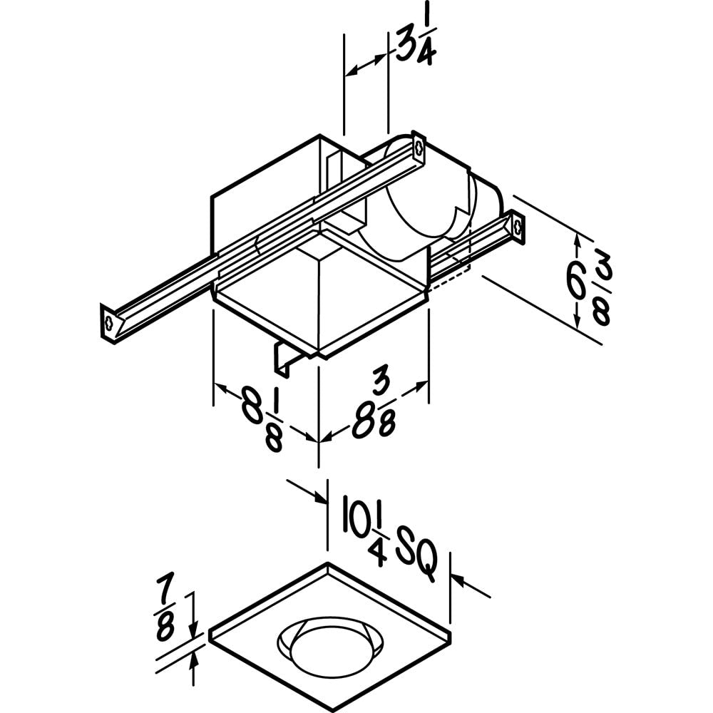 70 CFM 4.0 Sones One-Bulb Heater/Ventilation Fan (for rooms up to 65 sq. ft.)
