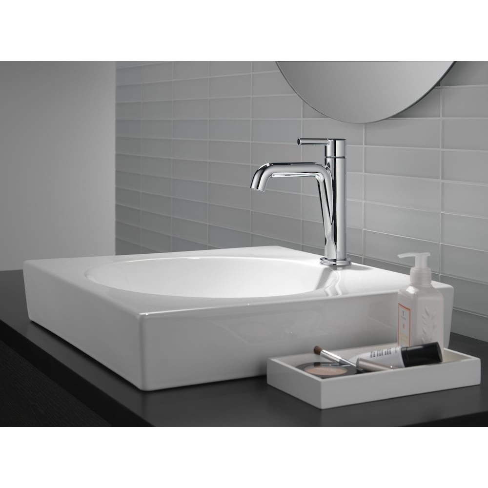 Robinet de salle de bain à poignée unique Nicoli en chrome