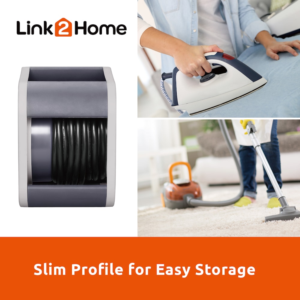 Cord Reel 25 ft. Extension Cord 4 Power Outlets - 16 AWG SJT Cable