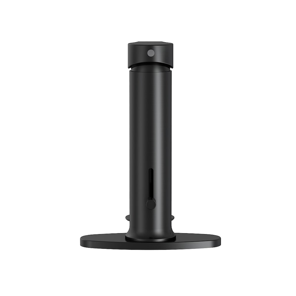 Robinet de salle de bain à poignée unique et trou unique en noir mat