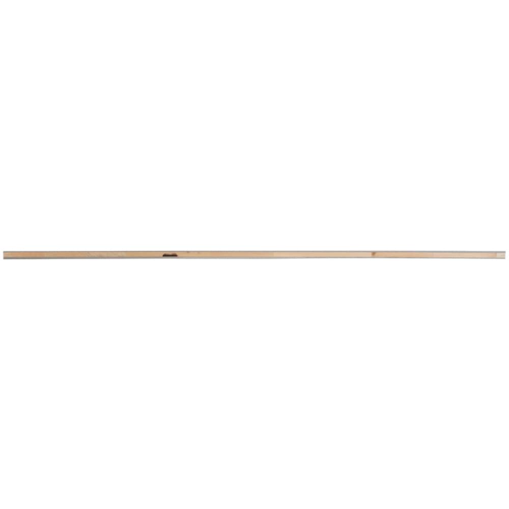 Edson Grey 96 in. x 0.47 in. x 1.5 in. Light Rail Moulding