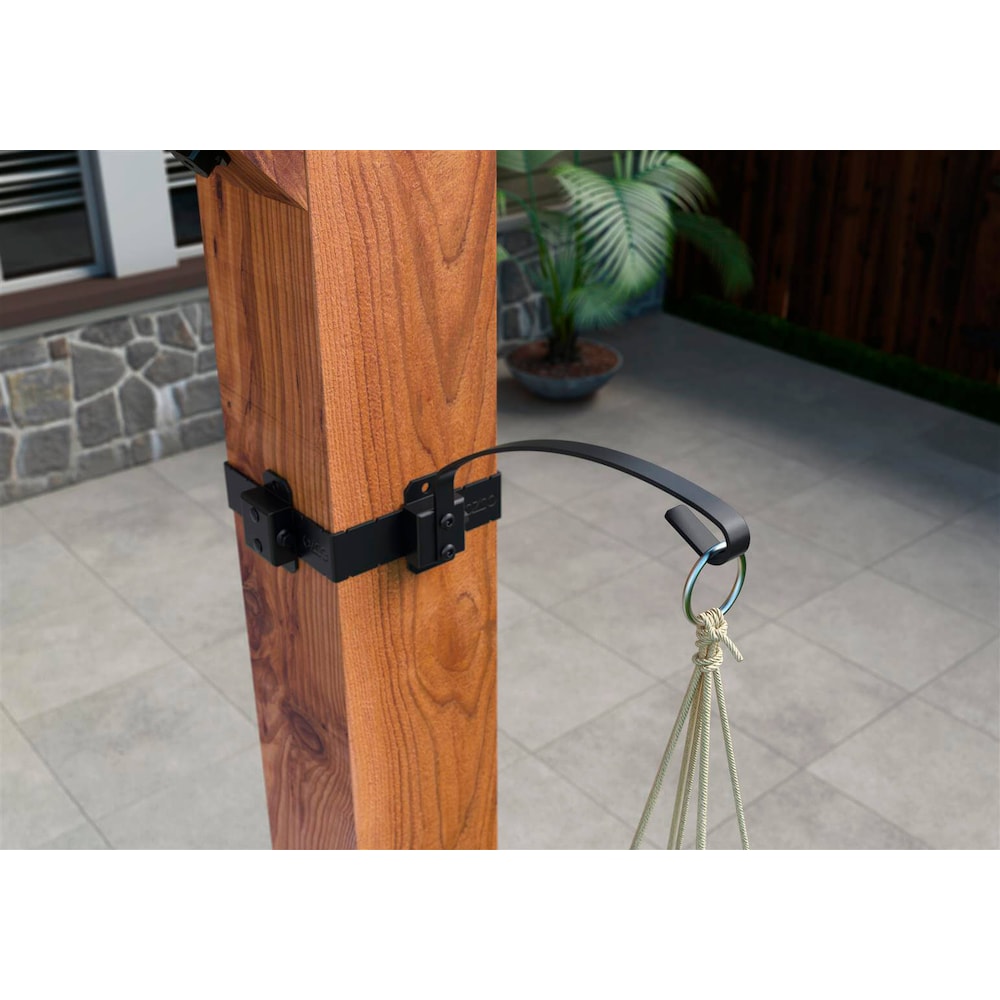 Plant Hanger Black - Post Band Accessory - 2 pack