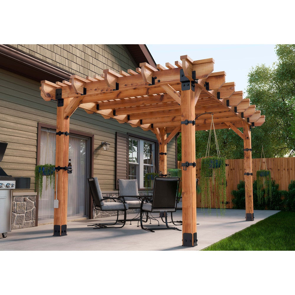 Plant Hanger Black - Post Band Accessory - 2 pack