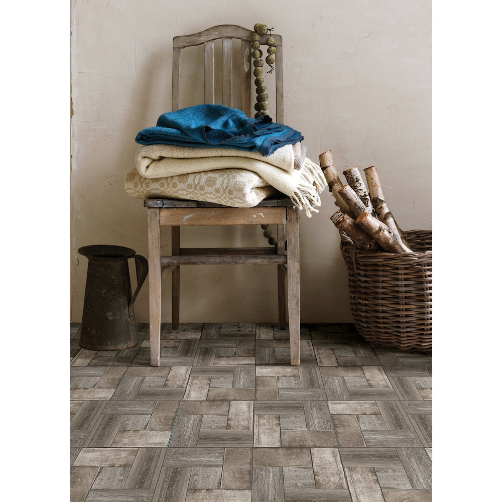 Carreaux de sol en vinyle adhésifs Northwoods de 12 po x 12 po (20 pi2/caisse)