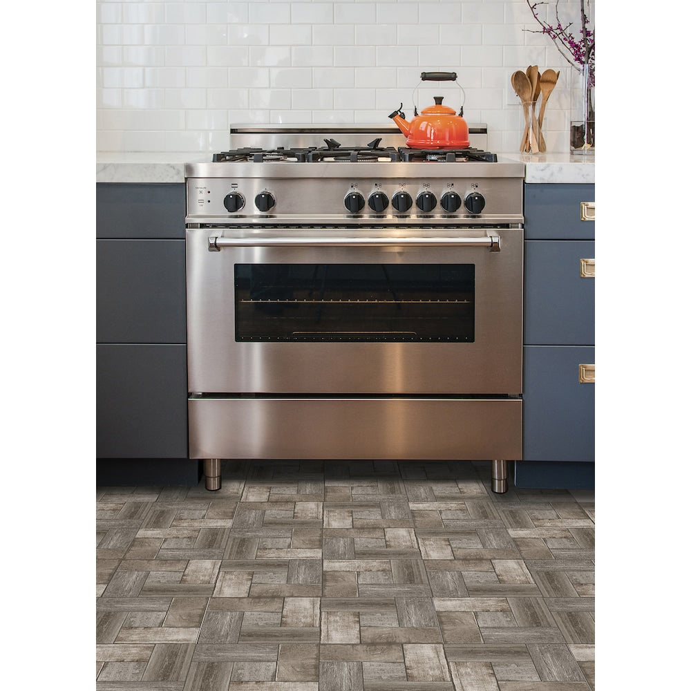 Carreaux de sol en vinyle adhésifs Northwoods de 12 po x 12 po (20 pi2/caisse)