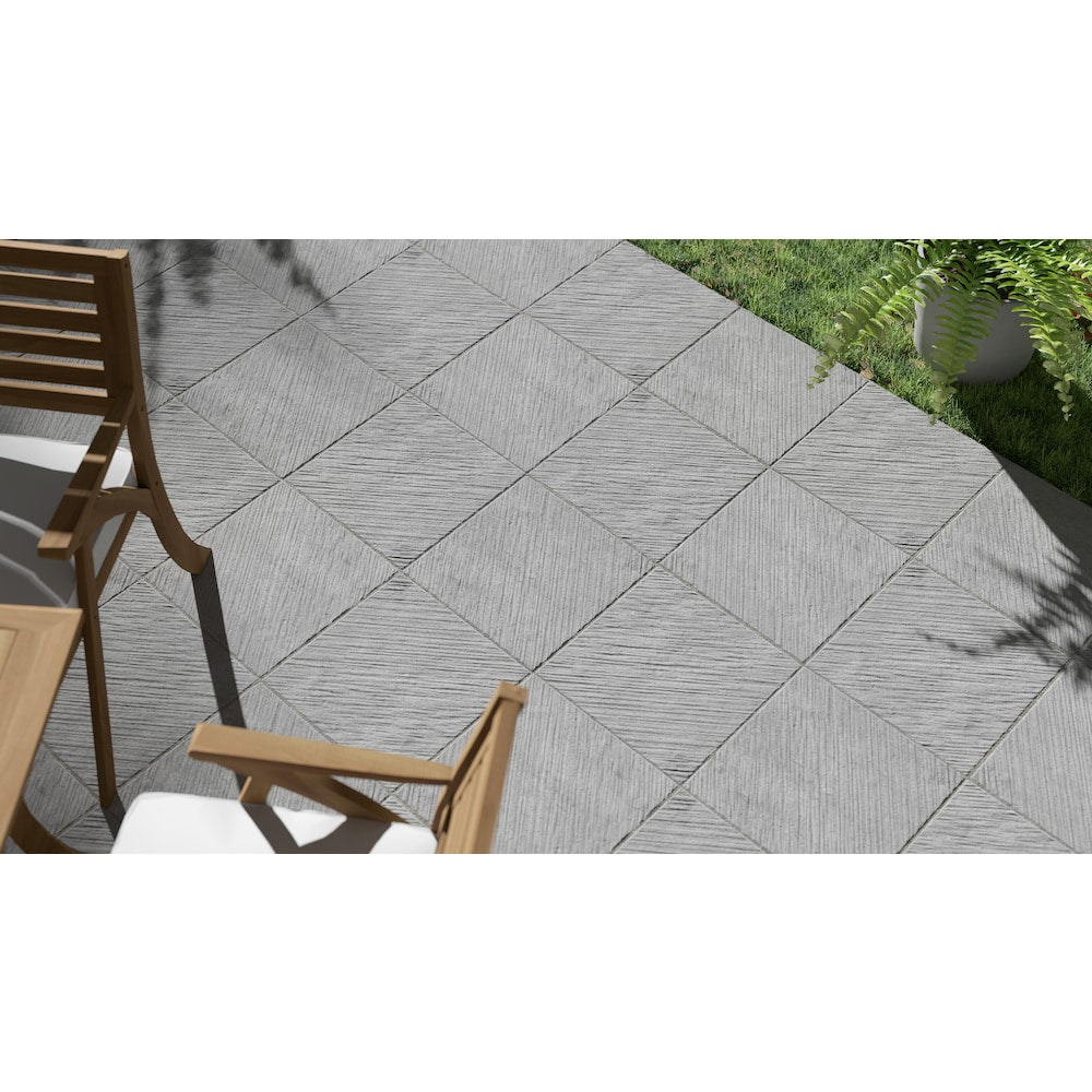 Dalle Axis de 16 pouces en gris Dorset