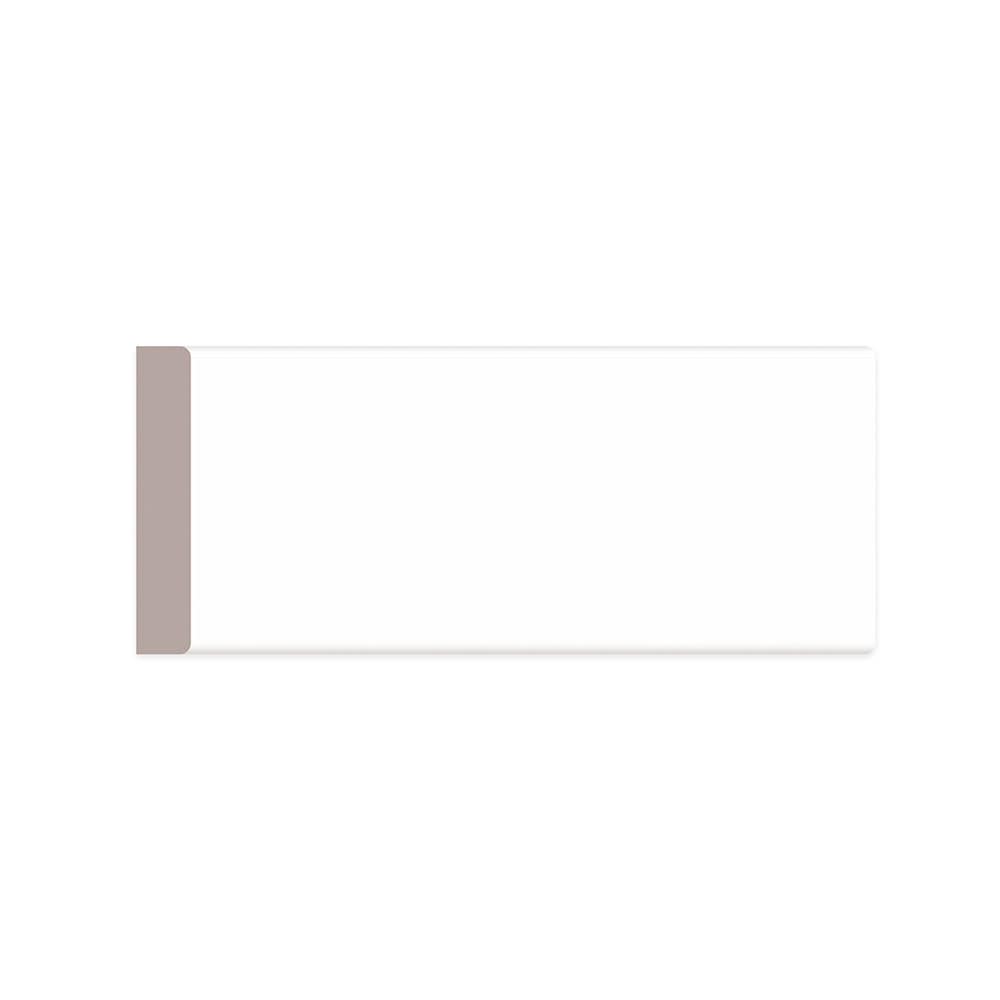 (48 Packs/480 pcs) 1/2-inch x 2 1/2-inch x 96-inch Modern MDF Primed Fibreboard E2E Casing