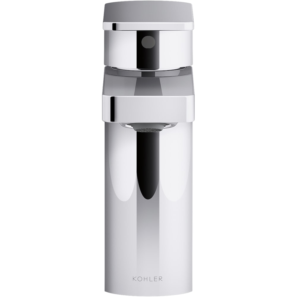 Robinet de salle de bain à poignée unique parallèle à trou unique en nickel brossé vibrant