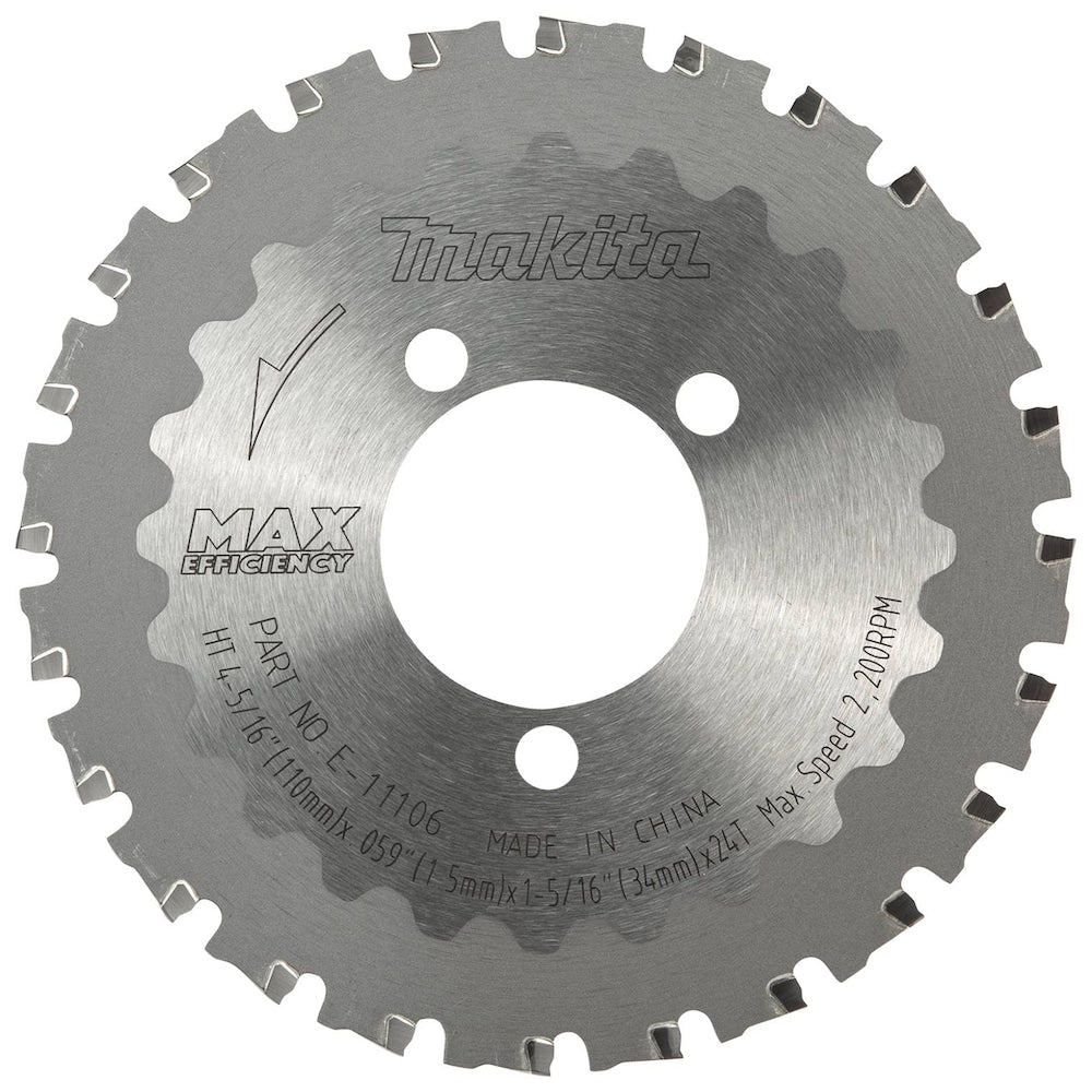 45/16-Inch 24T Max Efficiency CERMETTipped Cutter Blade for Rebar and Steel Rods