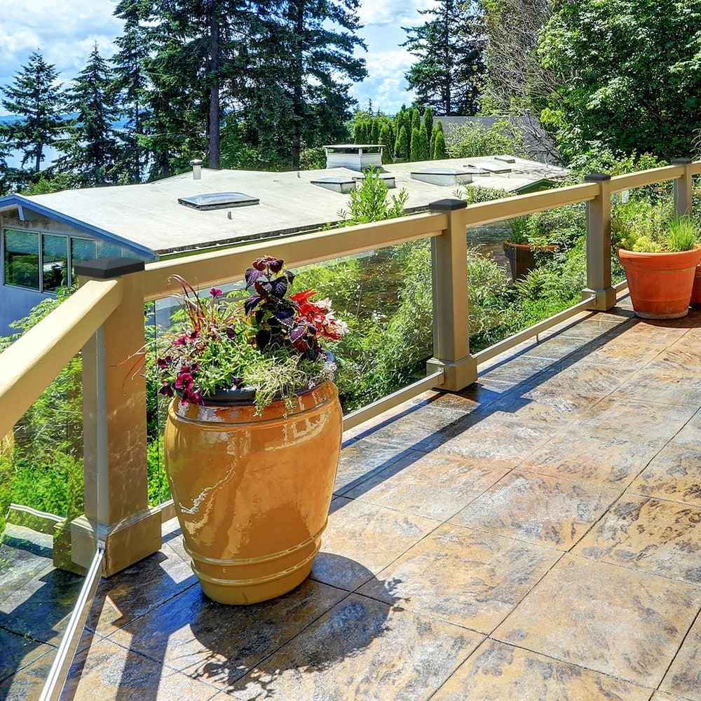 6-inch x 6-inch Black Rigid Plastic Post Cap for Deck or Fence Gate