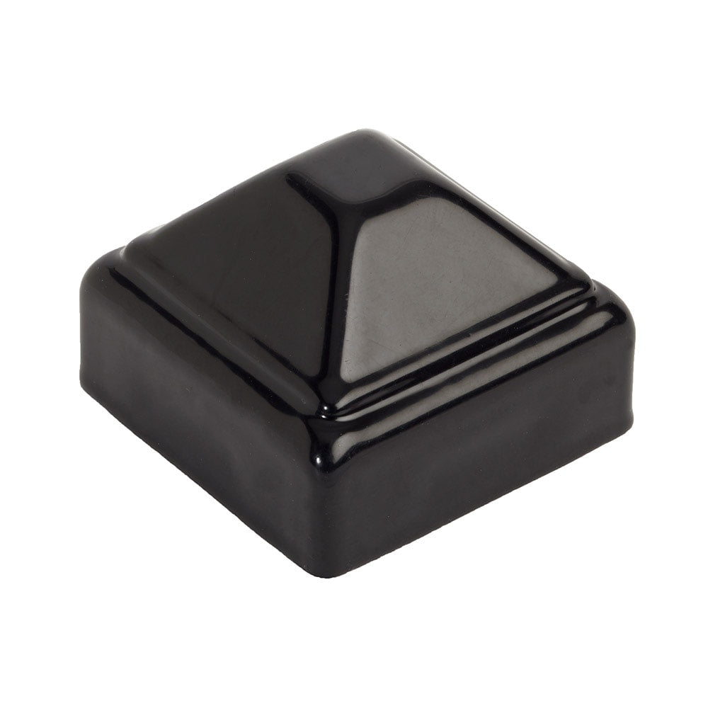 Versai 2" x 2" Polymer Dome Fence Post Cap Black