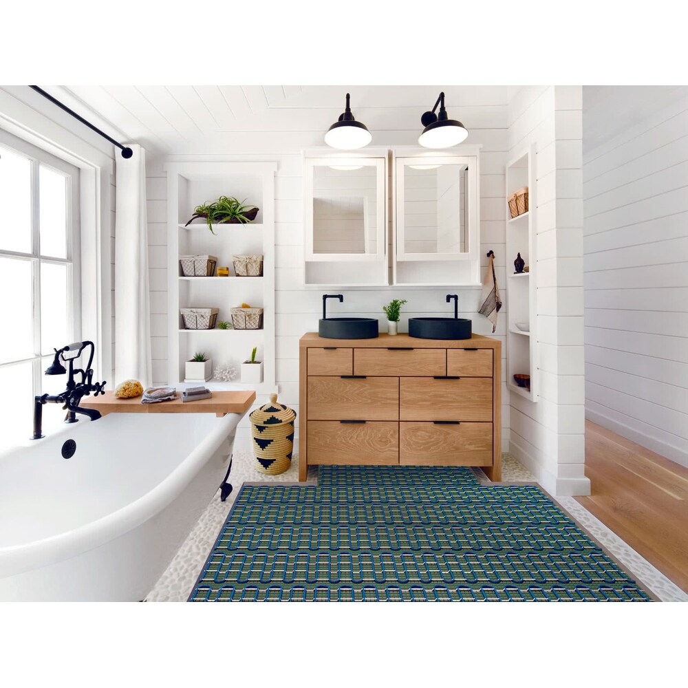 Kit de chauffage TempZone 120 V en rouleau 1,5'x 30' avec thermostat tactile nSpire 45 pi² pour carrelage, bois franc et LVT