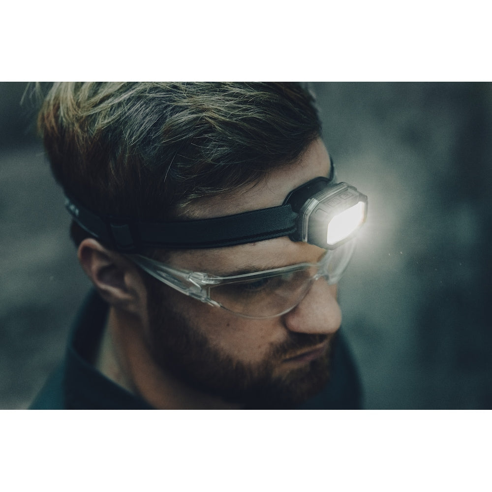 400 Lumens LED Micro Rechargeable Headlamp with Rechargeable Battery and USB-C Cord Included