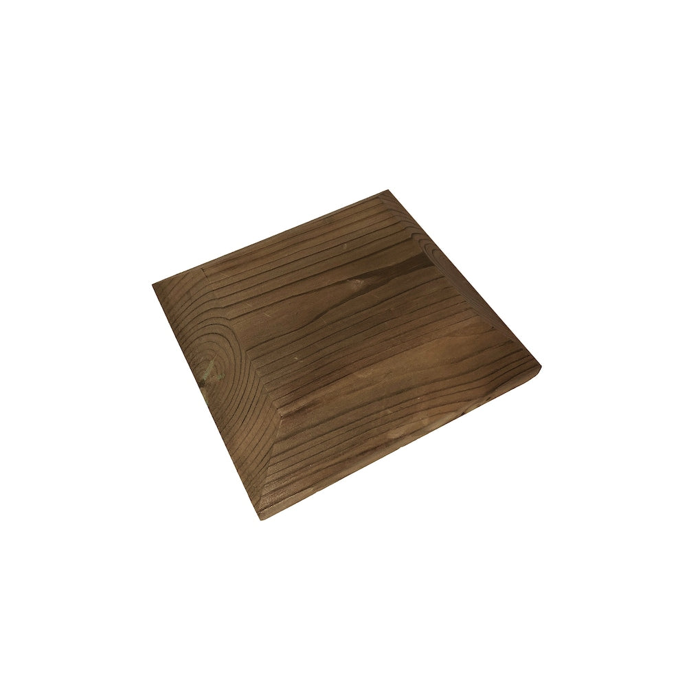 5.125 in. x 5.125 in. Brown Pressure Treated Post Cap