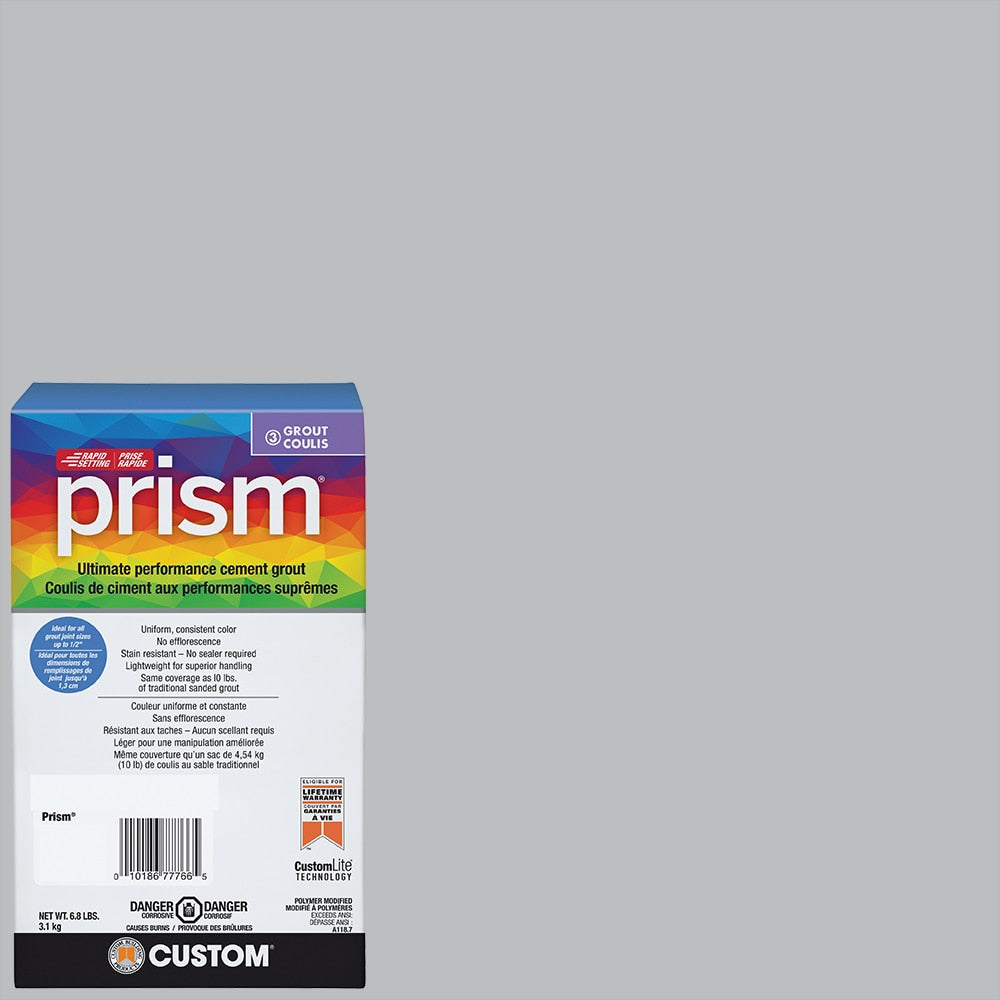 Prism 6.8 lb. 115 Platinum Stain-Resistant Grout for Tile and Stone