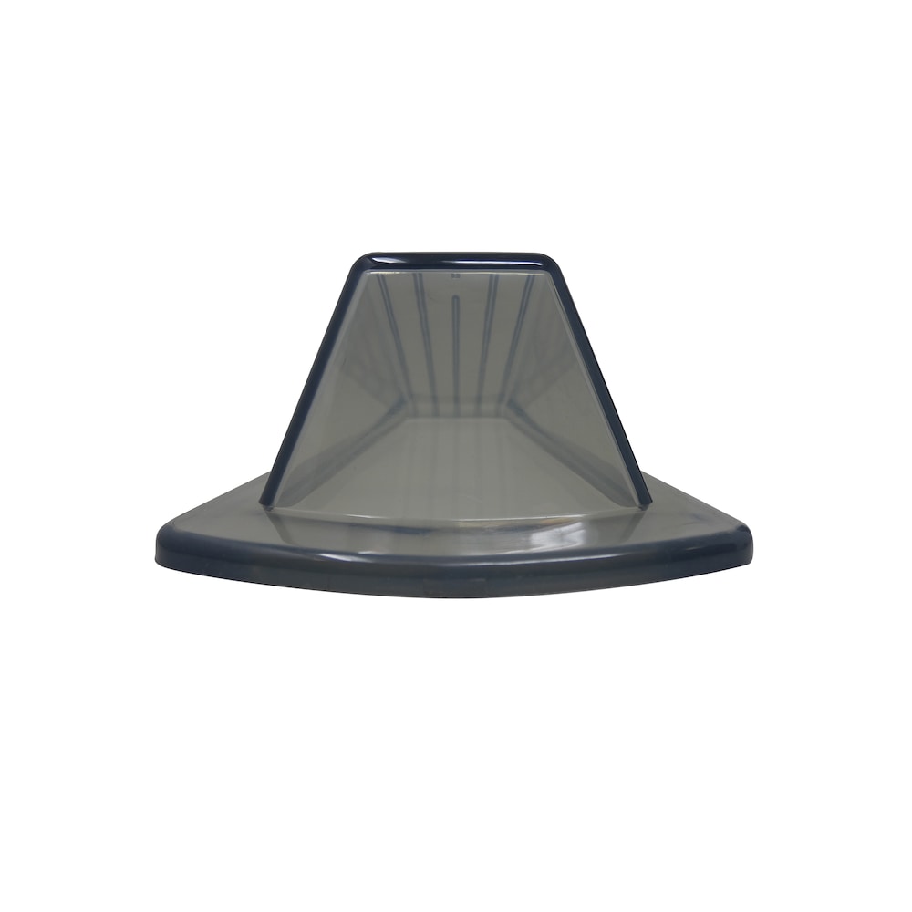 Heavy-Duty Clear Gray Rubber-Like Door Stopper