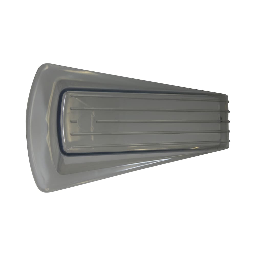 Heavy-Duty Clear Gray Rubber-Like Door Stopper