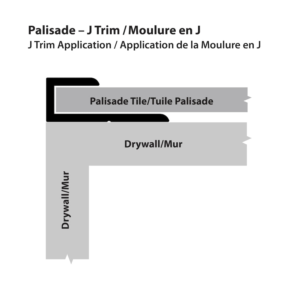 Palisade Grecian Earth Vinyl 0.93-inch x 94-inch x 0.93-inch Molding Trim Kit, 3.66 sq ft