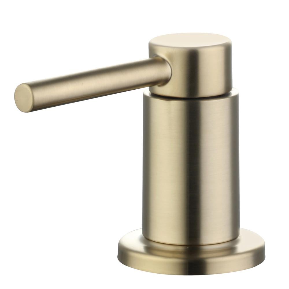 Dorind 8-inch Widespread 2-Handle High-Arc Bathroom Faucet in Matte Gold