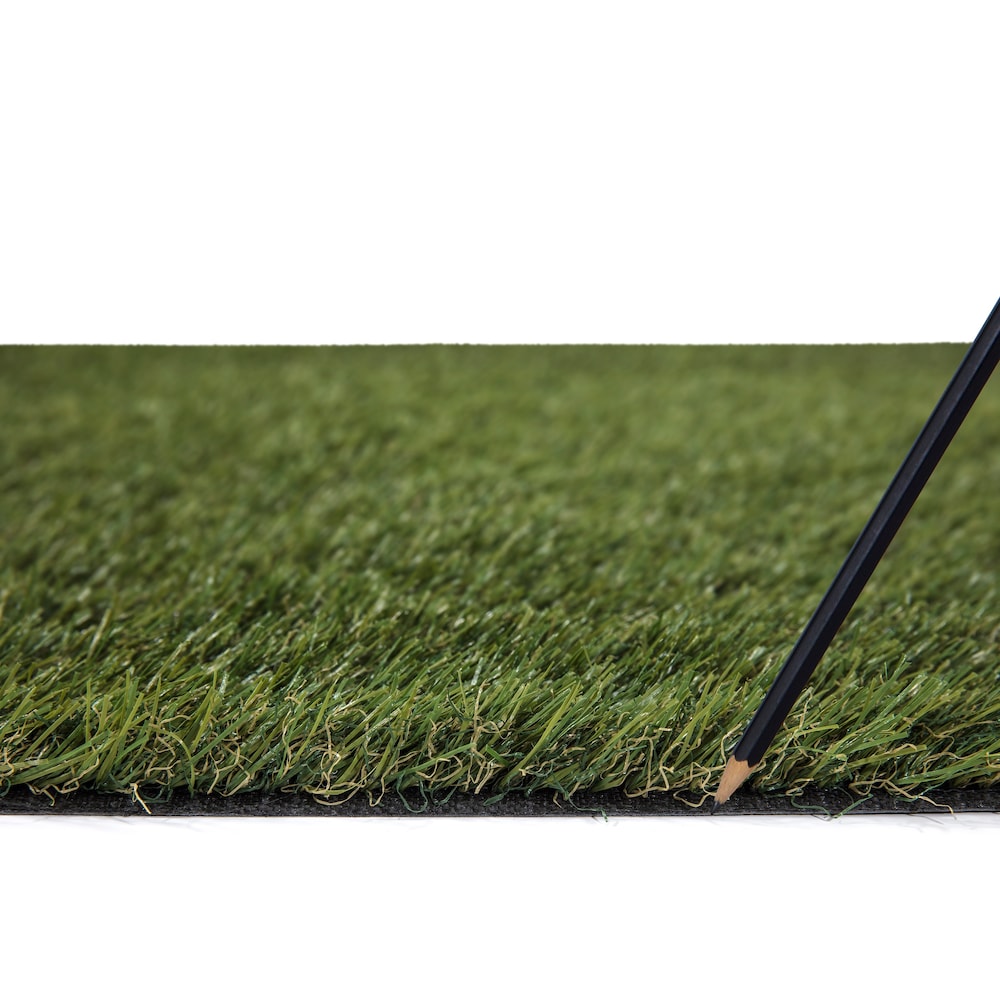 Soft Fescue 6 ft. 8 ft. Green Artificial Grass Rug