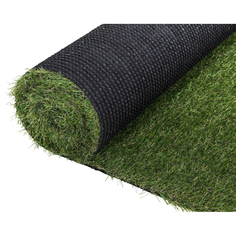 Soft Fescue 6 ft. 8 ft. Green Artificial Grass Rug
