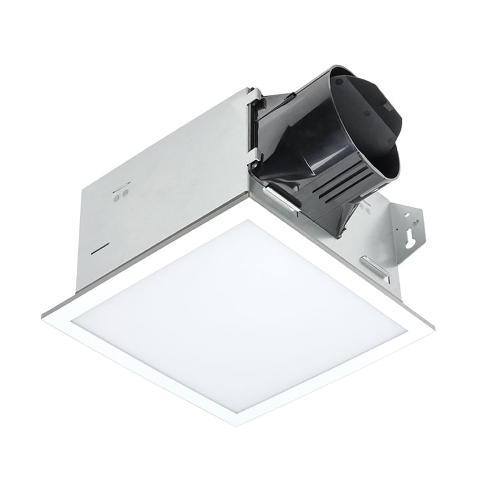 100 CFM Integrity Bath Exhaust Fan, Edge-Lit Dimmable LED Light