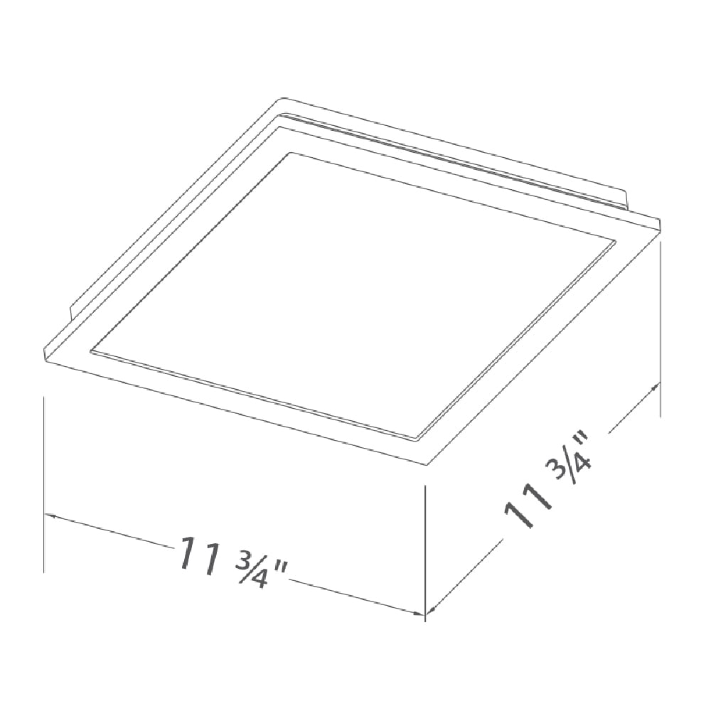 100 CFM Integrity Bath Exhaust Fan, Edge-Lit Dimmable LED Light