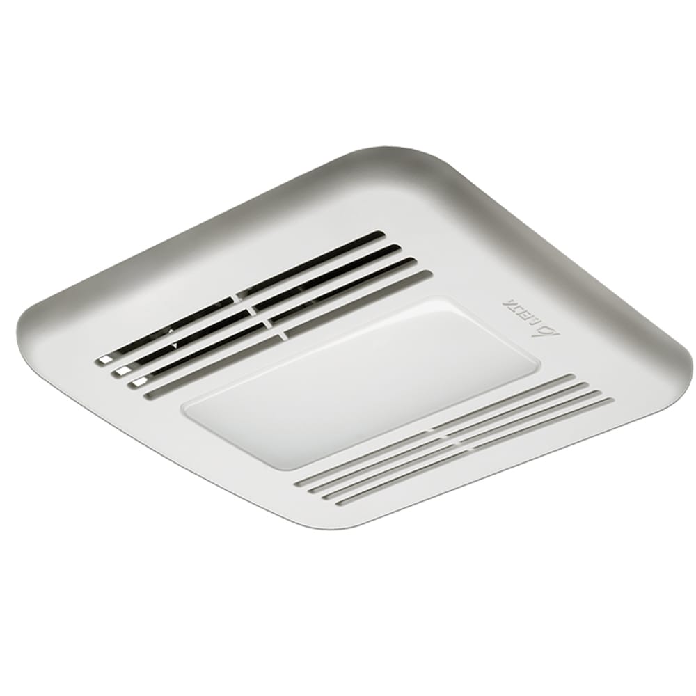 GreenBuilder 80 CFM Ceiling Bathroom Exhaust Fan, LED Light, Humidity Sensor, ENERGY STAR