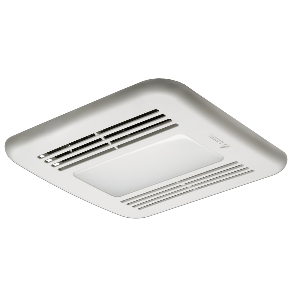 Integrity 50 CFM Ceiling Bathroom Exhaust Fan, Dimmable LED Light, ENERGY STAR