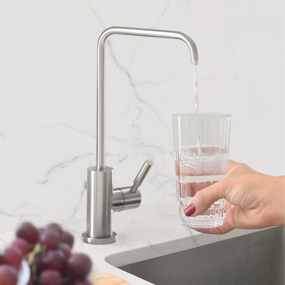 Kitchen Sink Drinking Water Tap Faucet in Stainless Steel Brushed Finish