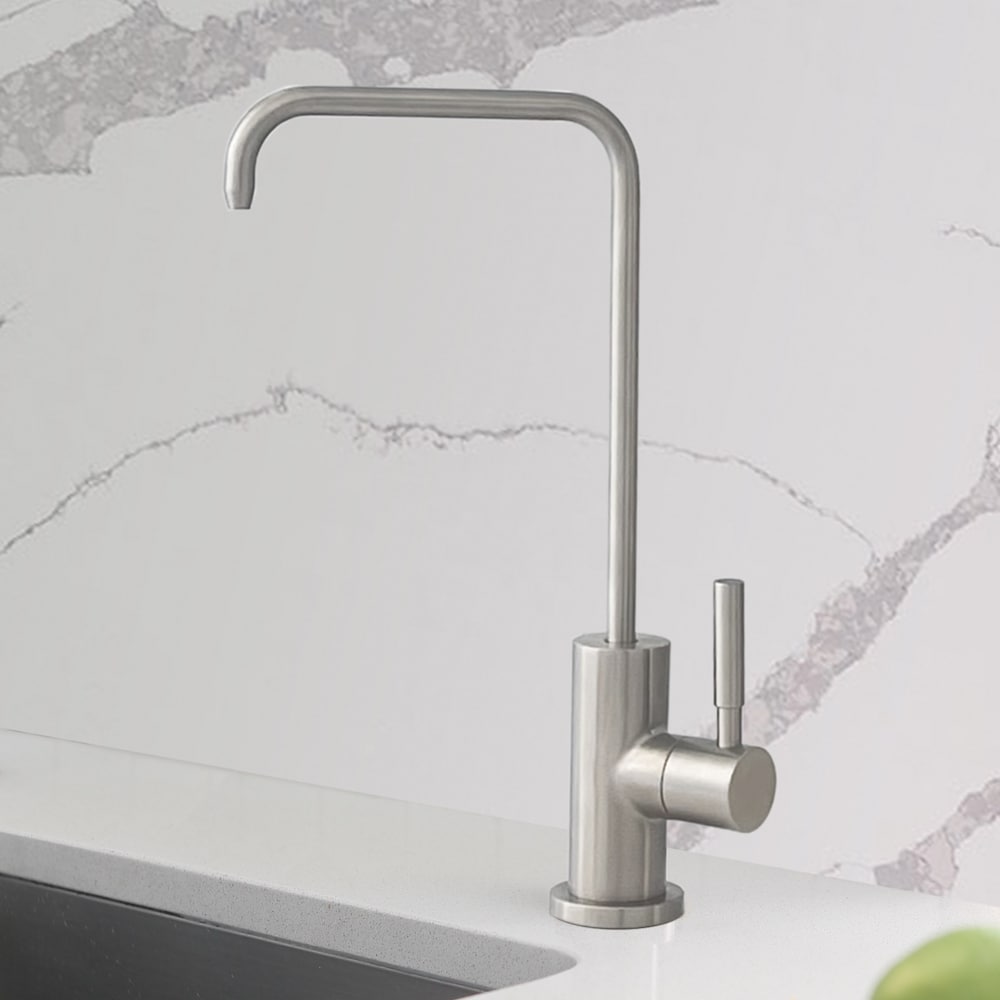 Kitchen Sink Drinking Water Tap Faucet in Stainless Steel Brushed Finish