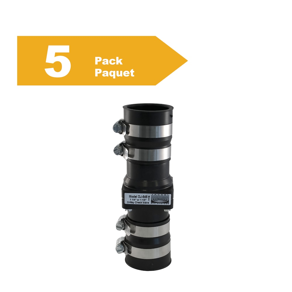 1-1/4-inch to 1-1/2-inch Sump Pump Check Valve (Pack of 5)