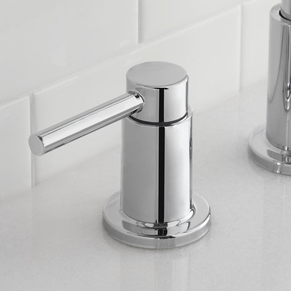 Robinet de salle de bain à arc élevé à 2 poignées et à large entraxe Dorind de 8 pouces en chrome