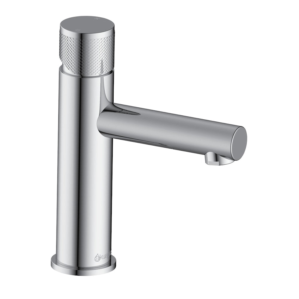 Round Single-Hole Lavatory Faucet Claudia, Chrome Finish