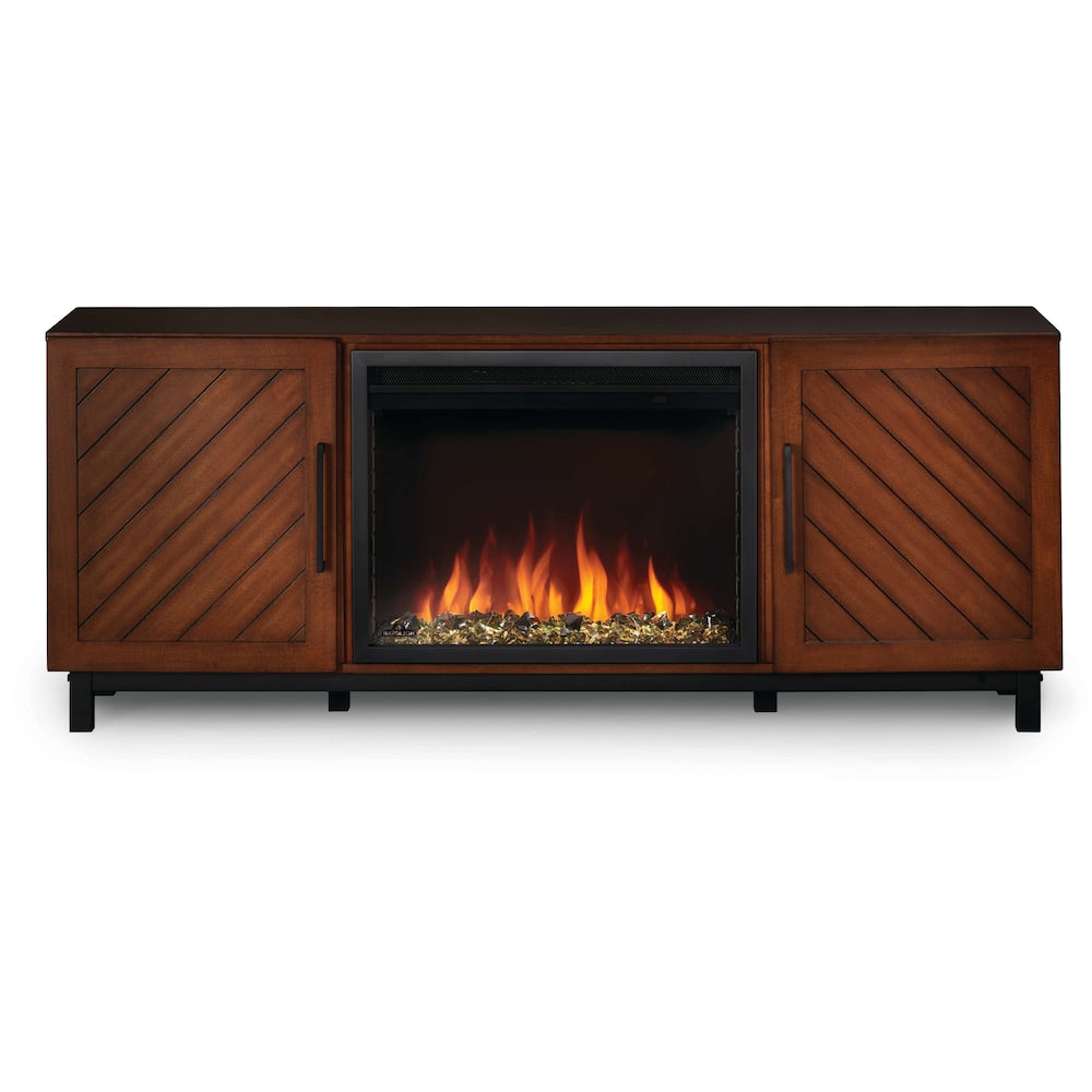 The Bella Electric Fireplace Media Console