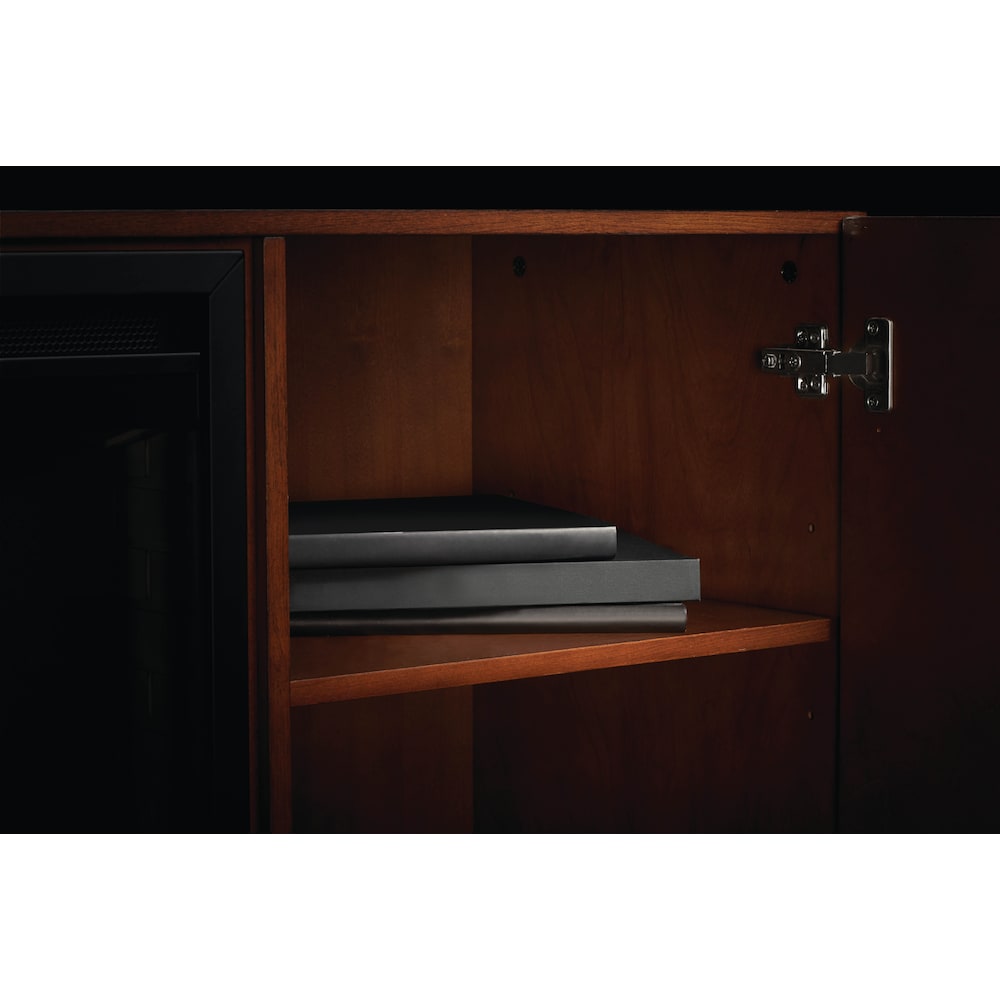 The Bella Electric Fireplace Media Console