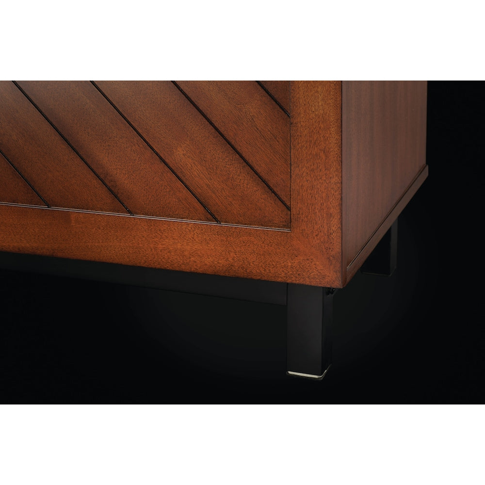 The Bella Electric Fireplace Media Console